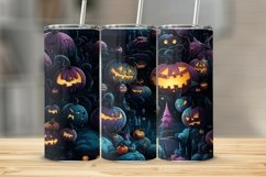 Halloween Tumbler Sublimation Wrap Product Image 5