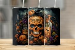 Halloween Tumbler Sublimation Wrap Product Image 1