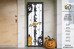 Halloween Vertical Door Signs Bundle Lasercut. Halloween SVG Product Image 2
