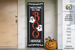 Halloween Vertical Door Signs Bundle Lasercut. Halloween SVG Product Image 12
