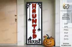 Halloween Vertical Door Signs Bundle Lasercut. Halloween SVG Product Image 5