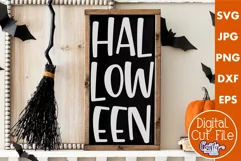 Halloween Vertical Farmhouse Sign Svg Product Image 1