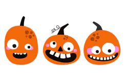 Cute Halloween Clipart PNG JPG Product Image 4