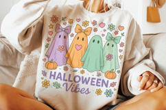 Halloween Vibes PNG, Ghouls PNG, Halloween Coquette Bow PNG Product Image 3