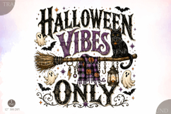Halloween vibes only Png,Halloween Sublimation Design Product Image 1