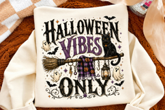 Halloween vibes only Png,Halloween Sublimation Design Product Image 3