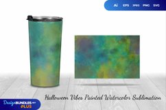 Watercolor with Halloween Vibes Sublimation Product Image 1