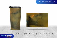 Watercolor with Halloween Vibes Sublimation Product Image 1