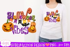 Halloween vibes Sublimation PNG| Cute Halloween design PNG Product Image 1