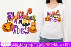 Halloween vibes Sublimation PNG| Cute Halloween design PNG Product Image 1