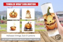 Halloween Vintage Lanterns Tumbler Product Image 1