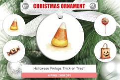 Halloween Vintage Treats Ornament Product Image 1