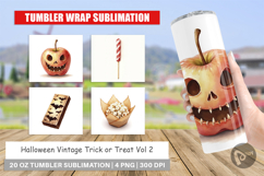 Halloween Vintage Treats Tumbler Product Image 1