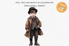Halloween Vintage Witch Child Wizard Boy Girl Pumpkin Dressed Tale Art Image Watercolor Transparent Print illustration sublimation creepy printable digital Halloween vintage witch boy,  wizard magic, Pumpkin Girl, lady spooky dressed, Halloween children