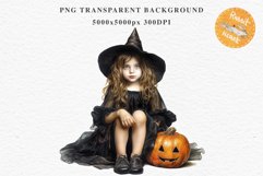 Halloween Vintage Witch Child Wizard Boy Girl Pumpkin Dressed Tale Art Image Watercolor Transparent Print illustration sublimation creepy printable digital Halloween vintage witch boy,  wizard magic, Pumpkin Girl, lady spooky dressed, Halloween children