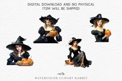 vintage witch lady women wizard magic clipart character orange Pumpkin Girl art, young lady Halloween Vintage Witch Lady Wizard Women Pumpkin Clipart Tale Art Image Watercolor Transparent Print illustration sublimation creepy printable digital