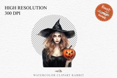 vintage witch lady women wizard magic clipart character orange Pumpkin Girl art, young lady Halloween Vintage Witch Lady Wizard Women Pumpkin Clipart Tale Art Image Watercolor Transparent Print illustration sublimation creepy printable digital