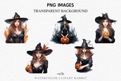 vintage witch lady women wizard magic clipart character orange Pumpkin Girl art, young lady Halloween Vintage Witch Lady Wizard Women Pumpkin Clipart Tale Art Image Watercolor Transparent Print illustration sublimation creepy printable digital