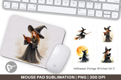Halloween Vintage Witches Mouse Pad Product Image 1