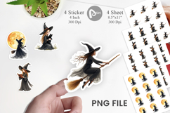 Halloween Vintage Witches Sticker Product Image 1