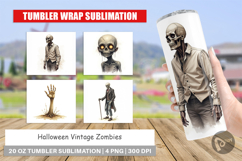Halloween Vintage Zombies Tumbler Product Image 1