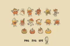 Vintage Autumn and Fall Cartoon Character Product Image 2
