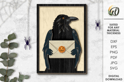 Halloween Wall Art Laser Cut. Halloween Decor SVG Product Image 1