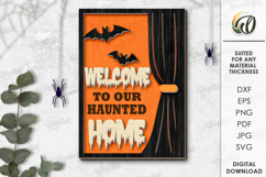 Halloween Wall Arts Bundle Laser Cut. Halloween Decor SVG Product Image 6