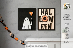 Halloween Wall Signs Bundle Laser Cut. Wall Decor SVG Product Image 7