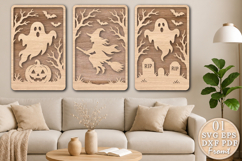 Halloween Wall Art SVG Laser Cut Product Image 1