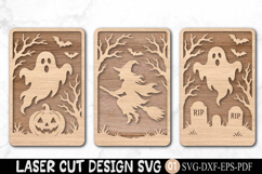 Halloween Wall Art SVG Laser Cut Product Image 2