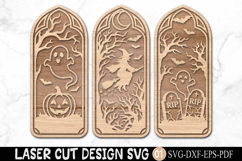 Halloween Wall Art SVG Laser Cut Product Image 2