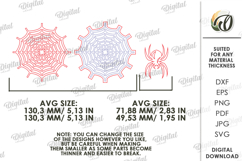Halloween Wall Decor Laser Cut. Spider Web Wall Decor SVG Product Image 2