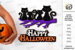 Halloween Wall Decors Bundle Laser Cut. Halloween Decor SVG Product Image 4