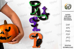 Halloween Wall Decors Bundle Laser Cut. Halloween Decor SVG Product Image 8