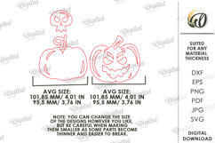 Halloween Wall Decor Laser Cut. Wall Decor SVG Product Image 2