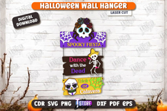 Halloween Hanger Sign Laser Cut | Seasonal Porch Décor |CNC Product Image 1