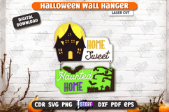 Halloween Hanger Sign Laser Cut | Seasonal Porch Décor |CNC Product Image 1