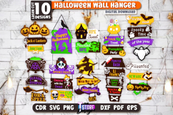 Halloween Wall Hanger Decorations Laser Cut, Welcome Sign Product Image 1