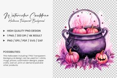 Watercolor Cauldron Sublimation Clipart Design