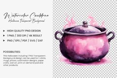 Watercolor Cauldron Sublimation PNG Clipart