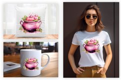 Watercolor Cauldron Sublimation PNG Clipart