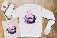 Watercolor Cauldron Sublimation PNG Clipart