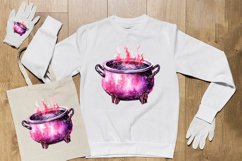 Watercolor Cauldron Sublimation PNG Clipart