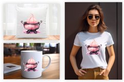 Watercolor Cauldron Sublimation PNG Clipart