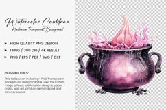Watercolor Cauldron Sublimation PNG Clipart