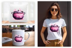 Watercolor Cauldron Sublimation PNG Clipart