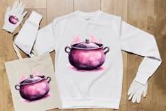Watercolor Cauldron Sublimation PNG Clipart
