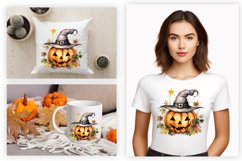 halloween watercolor transparent png design