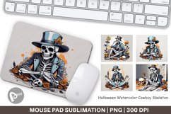 Mouse Pad Cowboy Skeleton Product Image 1